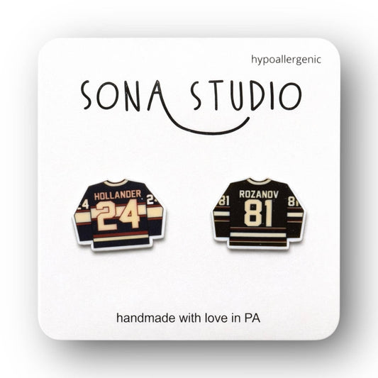 Heated Rivalry Jersey Earrings *limited stock*