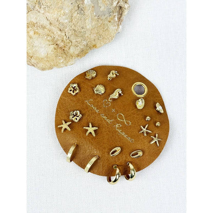 All about Beach Theme Earrings: GOLD / ONE(6)
