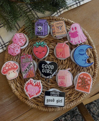 Good Girl Heart Kindle Grip | Magnetic or Sticker: Sticker