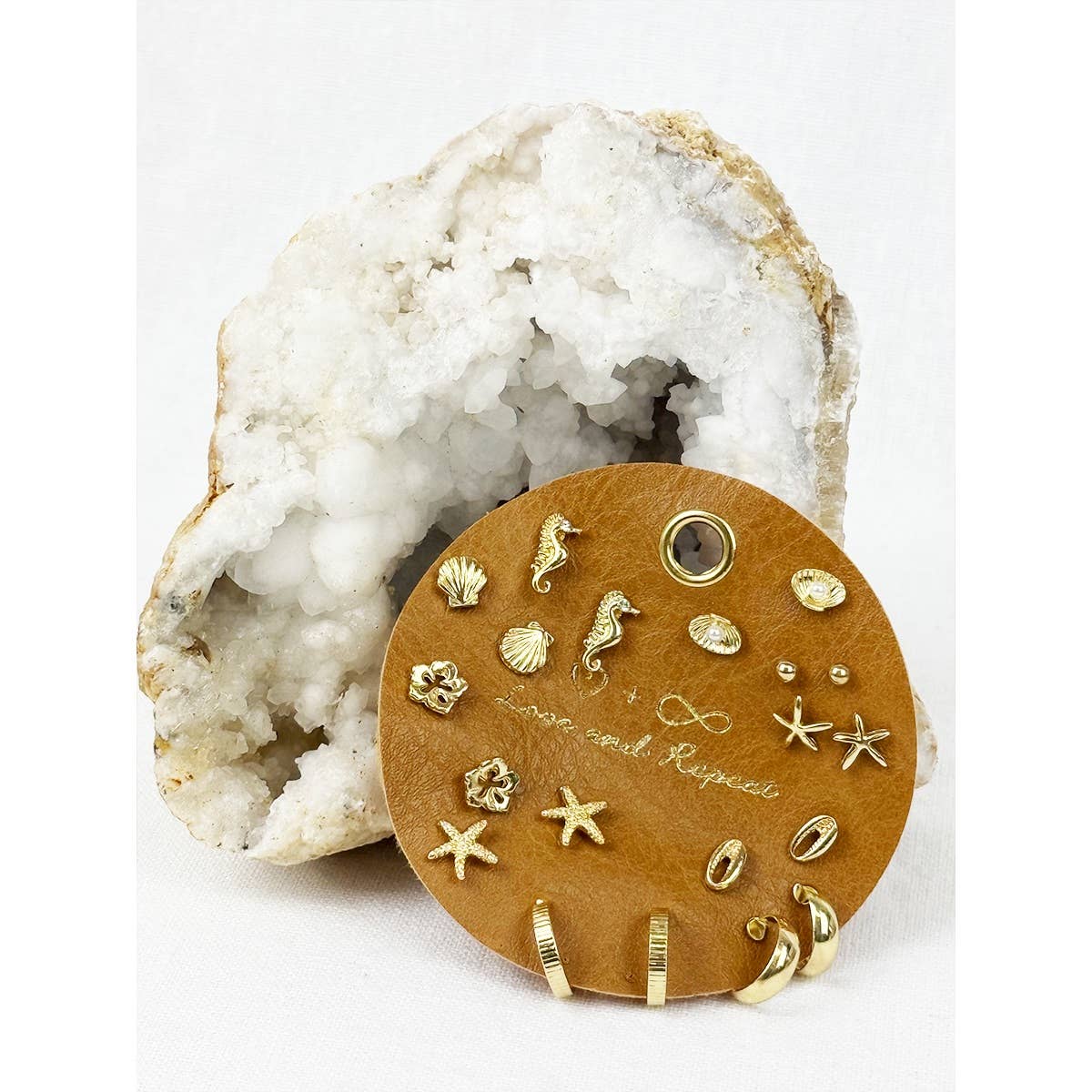 All about Beach Theme Earrings: GOLD / ONE(6)