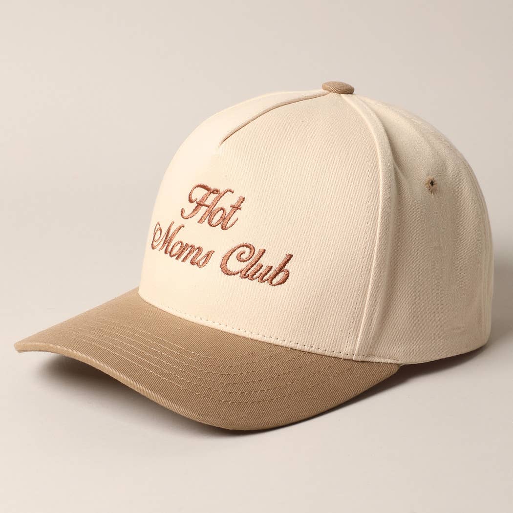 Hot Moms Club Trucker Baseball Cap: BLACK / ONESIZE