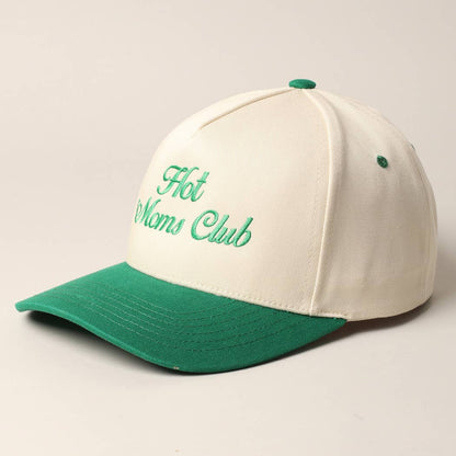 Hot Moms Club Trucker Baseball Cap: BLACK / ONESIZE