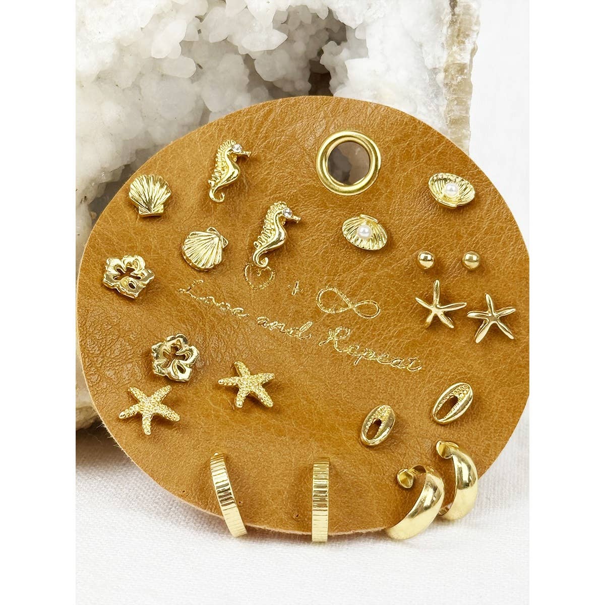 All about Beach Theme Earrings: GOLD / ONE(6)